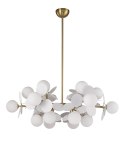 Lampa wisząca CHIC-6, biało złota 90 cm