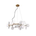 Lampa wisząca CHIC-9, biało złota 75 cm