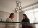 METZ lampa wisząca talerz chromowy 3x40W E27 klosz dymiony lustrzany