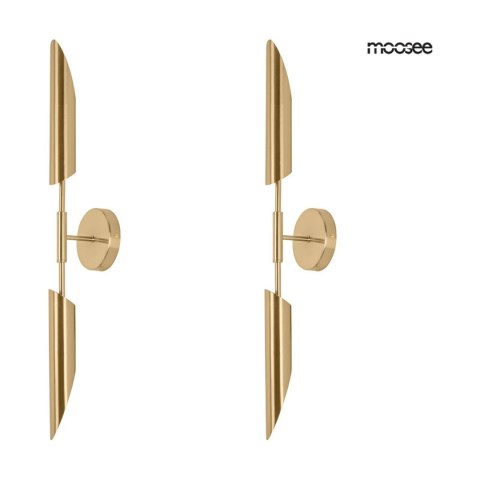 MOOSEE lampa ścienna LOCCA złota