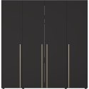 Szafa 200cm DAWN czarny