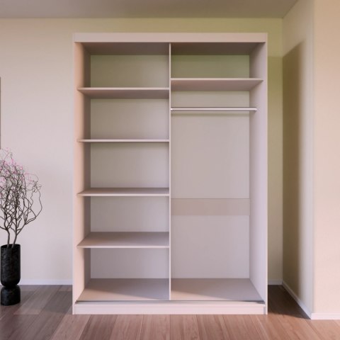 Szafa przesuwna z lustrem VALTURA 150cm kaszmir