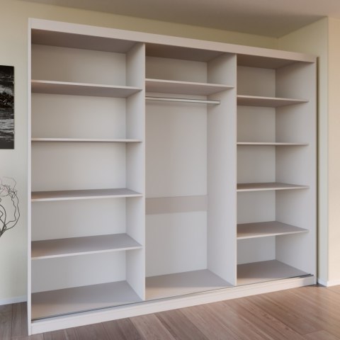 Szafa przesuwna z lustrem VALTURA 250cm kaszmir