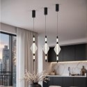 VITA lampa wisząca czarny 7,5W LED 2700K klosz bezbarwny