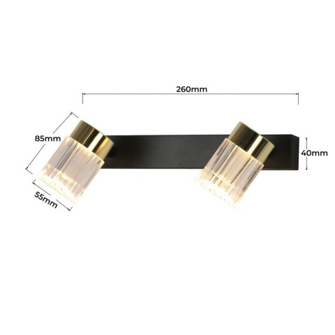 Light Prestige Erovia spot 2 złoty LED CCT