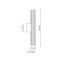 Light Prestige Kinkiet Vena 45 cm coffe LED CCT