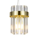 Light Prestige Lampa wisząca Vetro złota 3xE14