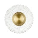 Lampa ścienna SUNBLAST - kinkiet LED 20 cm, złoty