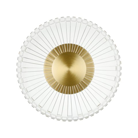 Lampa ścienna SUNBLAST - kinkiet LED 20 cm, złoty