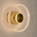 Lampa ścienna SUNBLAST - kinkiet LED 20 cm, złoty