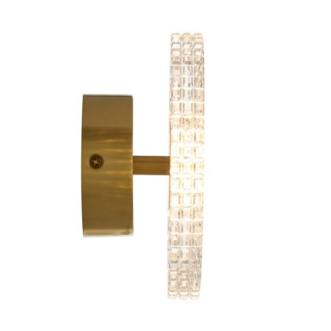 Lampa ścienna SUNBLAST - kinkiet LED 20 cm, złoty