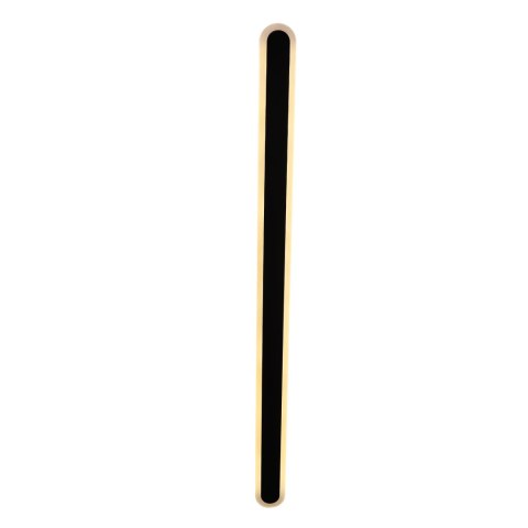 STICK lampa ścienna zewnetrzna L-120 czarny 36W klosz opal IP65
