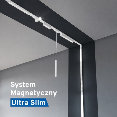 Szyna magnetyczna Ultra Slim LL-35B 200cm biały
