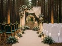 Zestaw 6 krzeseł bankietowych HEKATE + 6 pokrowców WEDING