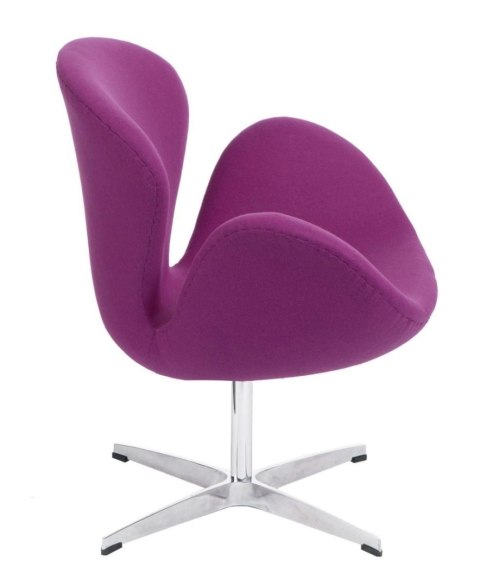 Fotel Cup amarantowy kaszmir 39