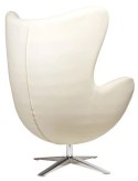 Fotel Jajo Soft skóra ekologiczna 506 biały