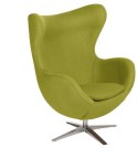 Fotel Jajo Soft wełna oliwkowa JA-2720 z przeszyciem