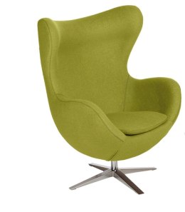 Fotel Jajo Soft wełna oliwkowa JA-2720 z przeszyciem