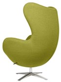 Fotel Jajo Soft wełna oliwkowa JA-2720 z przeszyciem