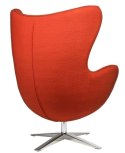 Fotel Jajo Soft wełna pomaranczowa JA-2717 z przeszyciem