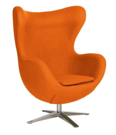 Fotel Jajo Soft wełna pomarańczowy JA-2717