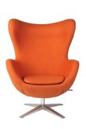 Fotel Jajo Soft wełna pomarańczowy JA-2717