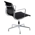 Fotel konf. CH1081T,czarna siateczka,chr