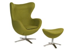 Fotel Jajo Soft z podn. wełna JA-2720 oliwkowy