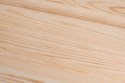 Stołek Paris Wood biały sosna naturalna