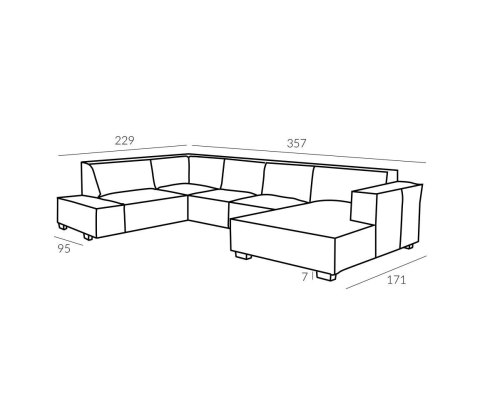 Sofa Manor 4 GR.2 Tkanin