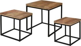 Zestaw stolików Mango Wood Intesi