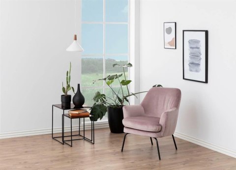 Fotel Chisa VIC Dusty Rose