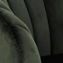 Fotel Daniella Dark Green złote nogi