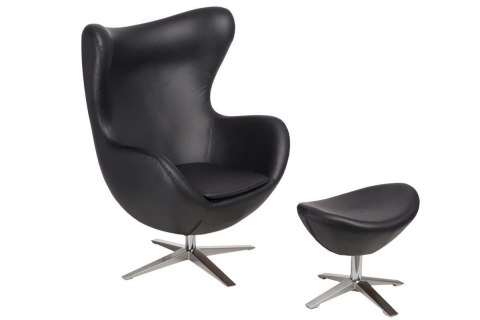 Fotel Jajo Soft z podn. sk. eko 527 czarny