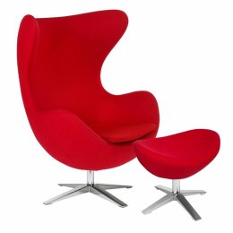 Fotel Jajo Soft z podn. wełna JA-2712 czerwony