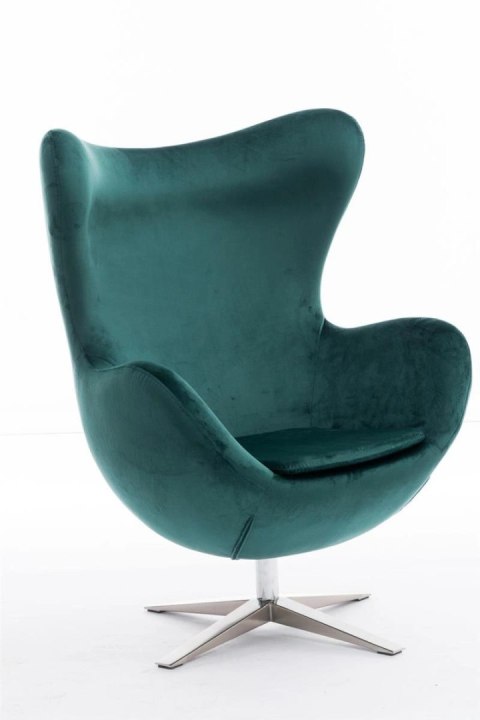 Fotel Jajo Velvet zielony ciemny