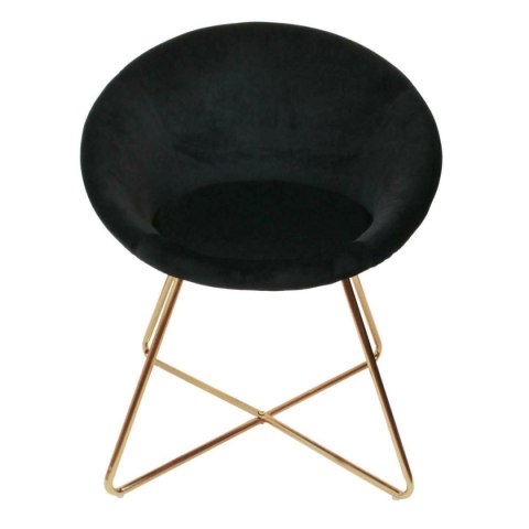 Fotel Karl Velvet czarny