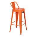 Hoker Paris Back short 75cm orange insp. Tolix