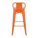 Hoker Paris Back short 75cm orange insp. Tolix