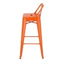 Hoker Paris Back short 75cm orange insp. Tolix