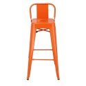 Hoker Paris Back short 75cm orange insp. Tolix
