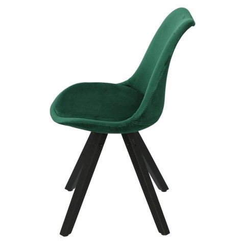 Krzesło Norden Star Square black Velvet zielone