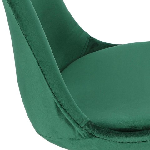 Krzesło Norden Star Square black Velvet zielone