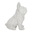 Figurka Buldog francuski porcelanowa