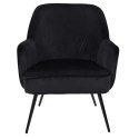 Fotel Baroc czarny