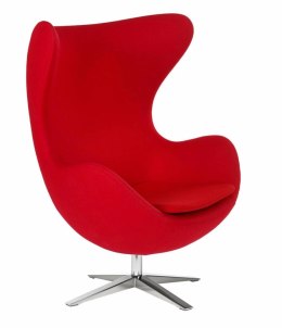 Fotel Jajo Soft wełna czerwony JA-2712