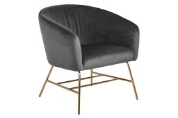 Fotel Ramsey VIC szary/gold