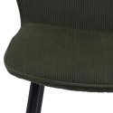 Krzesło Evelyn olive green
