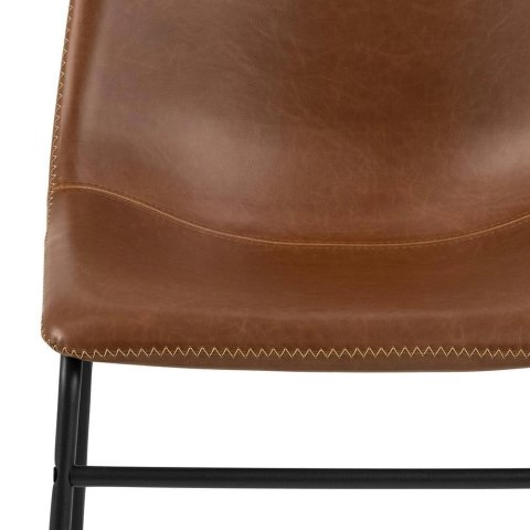 Krzesło Oregon PU brandy