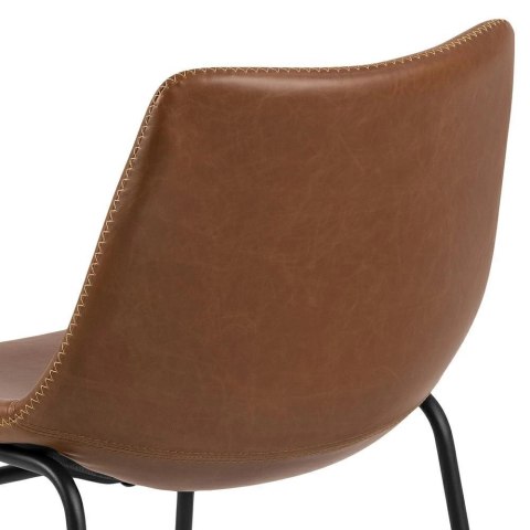 Krzesło Oregon PU brandy